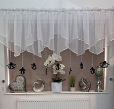 Novelty voile net curtain with