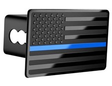 Blue Line American Flag Metal