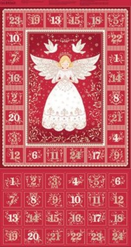Makower fabrics advent angel - makower,