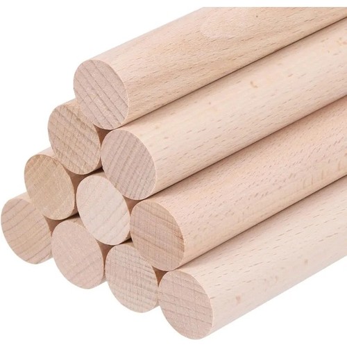 Wooden dowel rod - rod, 5,8,10-60mm