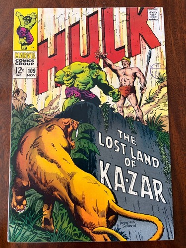 Incredible hulk 109 marvel - incredible,