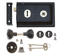 Rim Lock and Handle Set - Sash