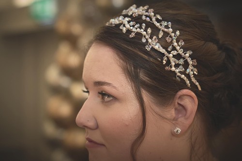 Bridal tiara headband - tiara,