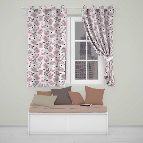 Blackout eyelet curtains - blackout,