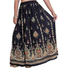 Rayon Lined Skirt Maxi