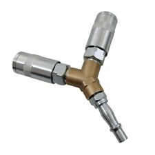 Air Line Splitter For Air Compressors 2 Way Splitter Coupler & Standard Adapter