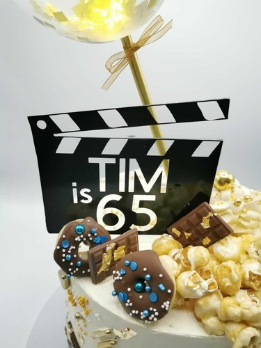 Clapper board acrylic - , cake