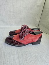 Dune London Burgundy Suede &