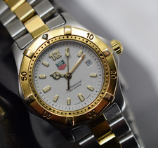 tag heuer  ladies bi metal watch wk1320 27mm 3 month gtee