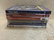 6 x DVD - London Railway Train Bus Underground Routemaster Interest