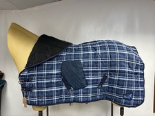 Used 5’6 Masta 250g Stable Horse Rug Fixed Hood #A397