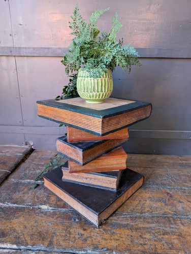 Vintage carved wooden faux - vintage,