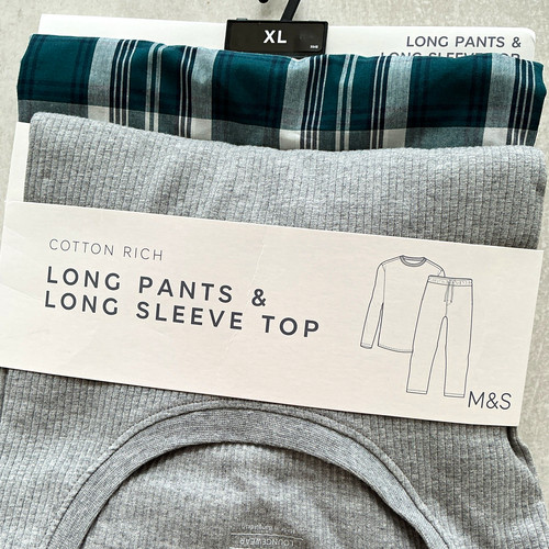 Men cotton 2 piece - m&s, men's