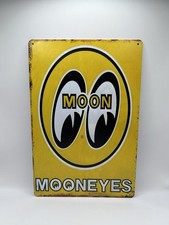 Mooneyes themed metal poster