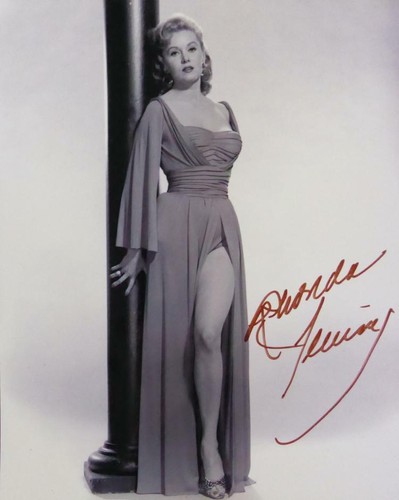 Rhonda fleming signed - rhonda,