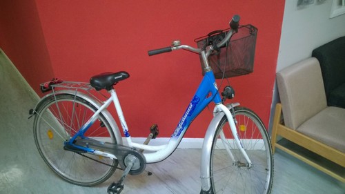 Comfort town bike with - town,