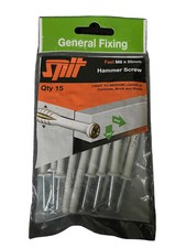 Spit Fast M6 Hammer in Wall Fixings 55mm Qty 15 General fixing New