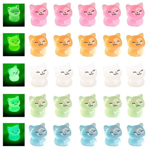 Resin mini cat animal tiny - resin,