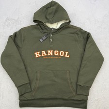 Kangol Hoodie Mens Large Green