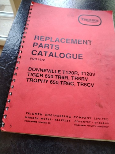 Replacement parts catalogue - replacement,