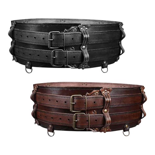 Medieval waist belt leather - belt, pu