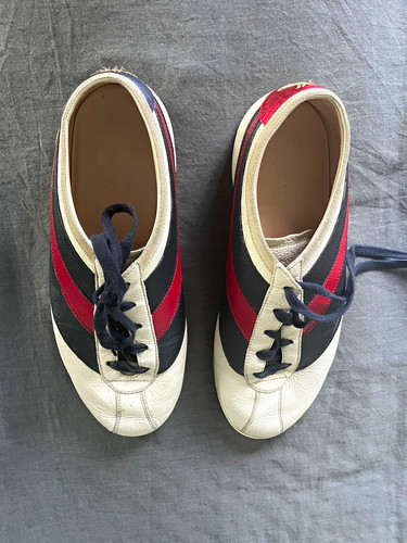 Gucci ace men leather - leather, low