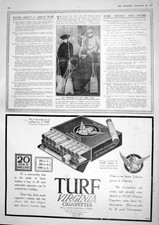 Old 1917 Vera Butler Rolls Frank Hedges Turf Cigarettes Union Jack Club W 20th