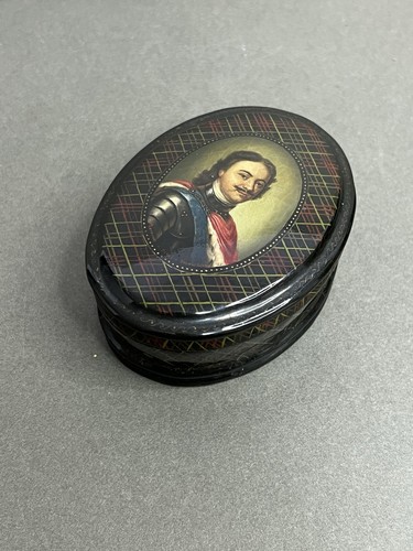 Vintage russian lacquer box - vintage,