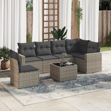 Garden Sofa Set Grey
