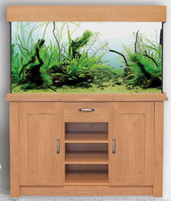 Aqua One OakStyle 230 Aquarium & Cabinet – Oak look, FX4, Heater etc,  Full Kit