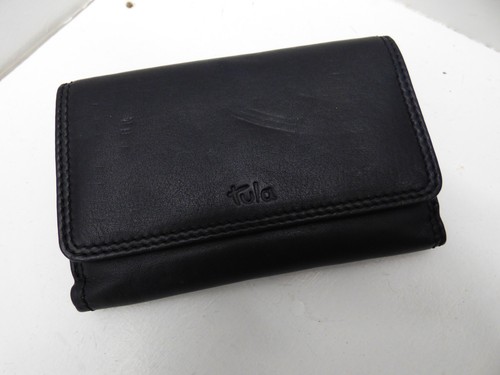 Tula black leather purse - tula,