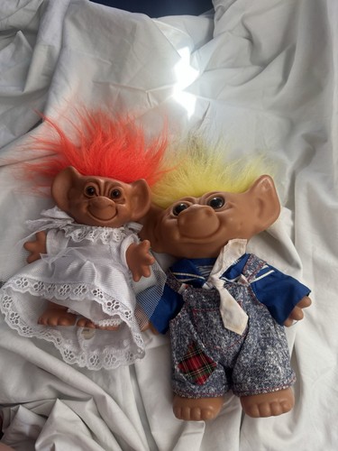 Uneeda vintage troll doll set - doll,