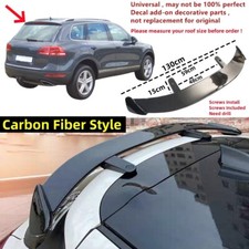 For VW Touareg MK2 II 7P 2011-17 Rear Roof Spoiler "Carbon Fiber Look" Universal
