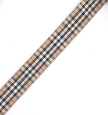 Gold Pride of Scotland Tartan Ribbon~Choice of Widths/Lengths~Free Postage