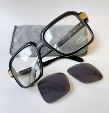 Vintage CAZAL 607 Col 1 Mat Black Eyeglass Sunglasses W.Germany Large Bboy 80s