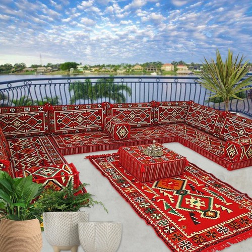 Shaped modular floor - modular, sofa