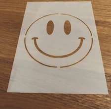 Mylar Stencil Happy Face