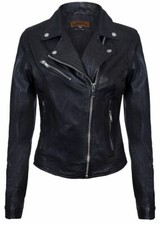 Ladies leather jacket - ladies,