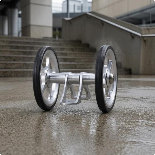 Aluminum alloy push wheel - alloy,