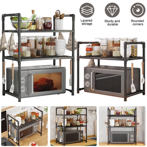 Tier microwave oven rack - microwave,