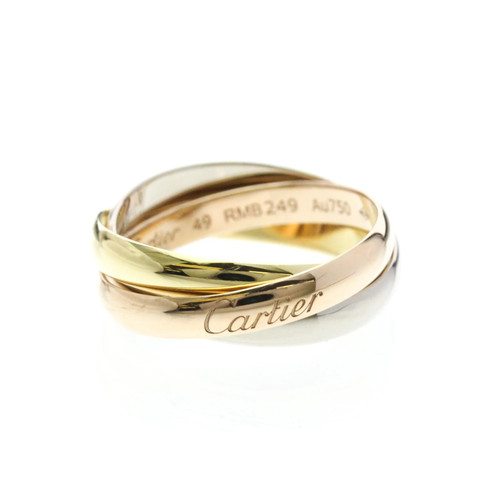 Cartier trinity ring 18k - cartier,
