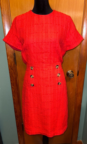Ann taylor red tweed - taylor,
