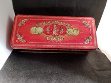 Vintage Lindt Lindor Chocolate Tin Red