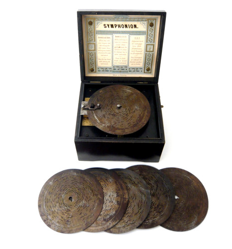 Symphonion simplex music box - simplex, 6
