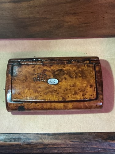 Antique 19c burr walnut - ,