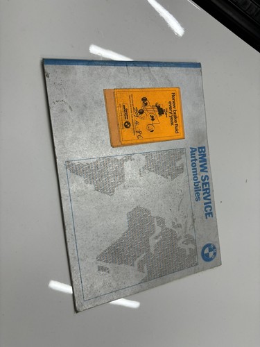 Bmw 1981 service book - book, e21