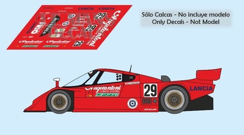 Decals lancia lc2 - lancia,