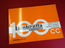 Original NOS 1960's Lambretta J100 Series Spares Catalogue