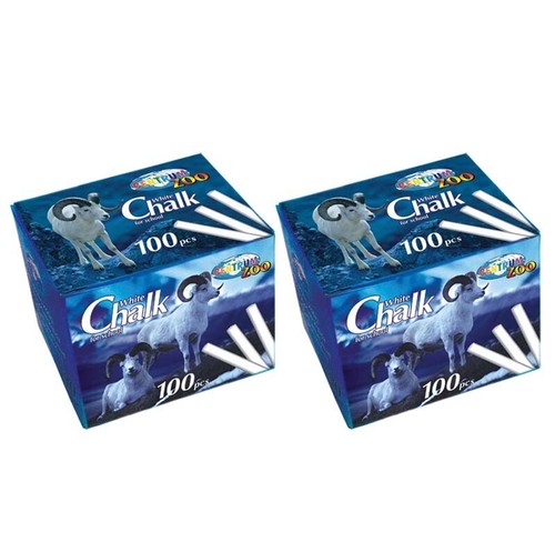 200 pcs white chalk sticks - pcs,