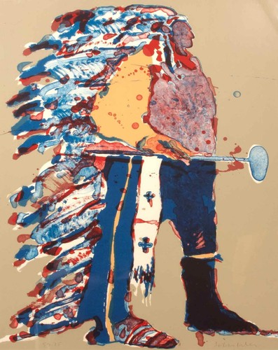 Fritz scholder indian - -,